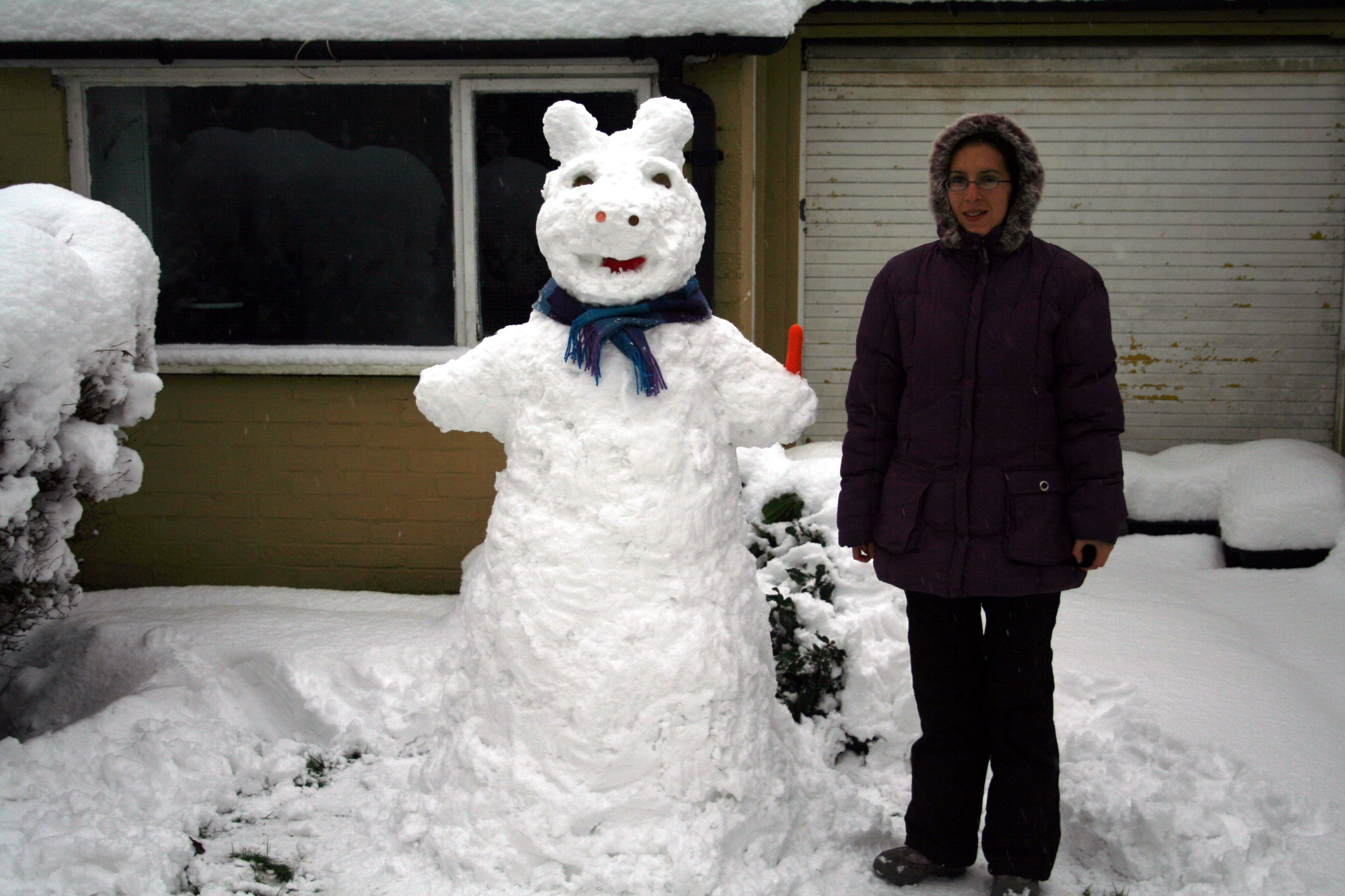 Julia and the snowbear